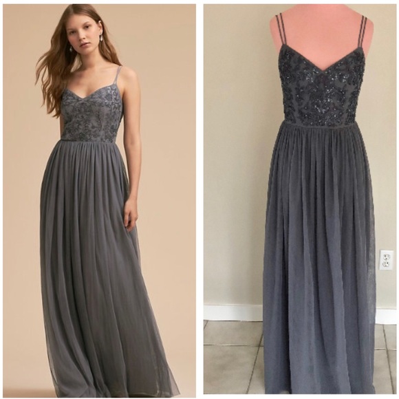 Anthropologie Dresses & Skirts - Anthropologie Embroidered Floral Elowen Gown NWOT